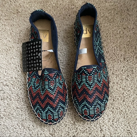 Dolce Vita Multi-Colored Espadrilles Flats New,SZ 6 - Picture 2 of 11
